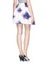 Back View - Click To Enlarge - MSGM - Watercolour lip print sateen skirt