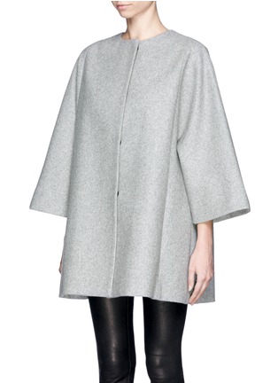 Front View - Click To Enlarge - MSGM - Wool felt coat