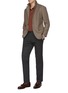 Figure View - Click To Enlarge - RING JACKET - Notch lapel check wool twill blazer