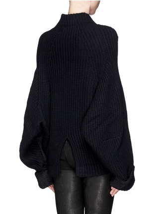 Back View - Click To Enlarge - TOGA ARCHIVES - Rib knit oversize sweater
