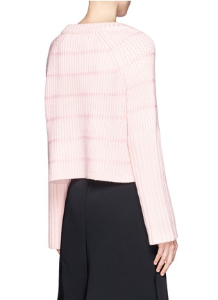 Back View - Click To Enlarge - ELLERY - Chunky knit cropped sweater
