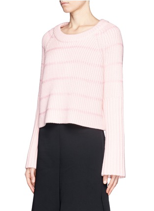 Front View - Click To Enlarge - ELLERY - Chunky knit cropped sweater