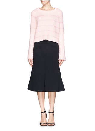 Figure View - Click To Enlarge - ELLERY - Chunky knit cropped sweater