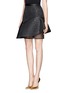 Front View - Click To Enlarge - MSGM - Embossed neoprene skirt with gauze layer