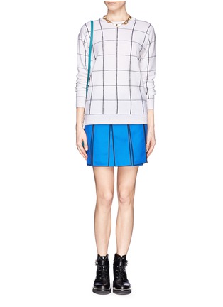 Figure View - Click To Enlarge - KENZO - Cutout flap skirt
