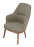 Main View - Click To Enlarge - WEWOOD - Sartor walnut frame lounge chair – Pampas Carbon