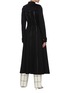 Back View - Click To Enlarge - GABRIELA HEARST - 'FRANZ' Leather Knot Trench Coat