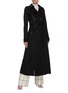 Figure View - Click To Enlarge - GABRIELA HEARST - 'FRANZ' Leather Knot Trench Coat