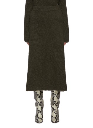Main View - Click To Enlarge - GABRIELA HEARST - 'Pablo' cashmere boucle knit cashmere skirt