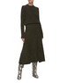 Figure View - Click To Enlarge - GABRIELA HEARST - 'Pablo' cashmere boucle knit cashmere skirt