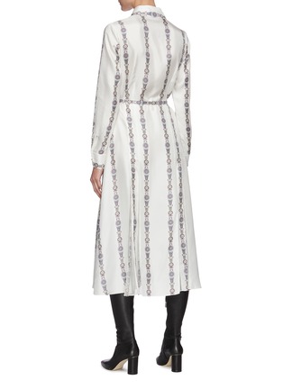 Back View - Click To Enlarge - GABRIELA HEARST - 'Jane' graphic print shirt dress
