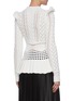 Back View - Click To Enlarge - GABRIELA HEARST - 'Martha' cable knit ruffle sweater