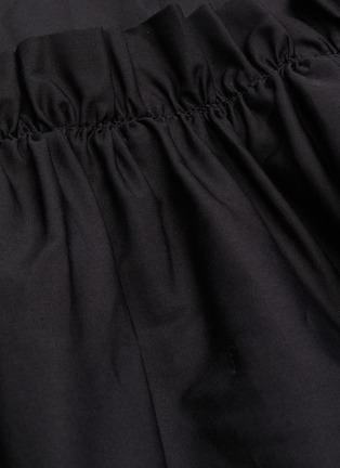Detail View - Click To Enlarge - ROSETTA GETTY - Gathered hem wrap skirt