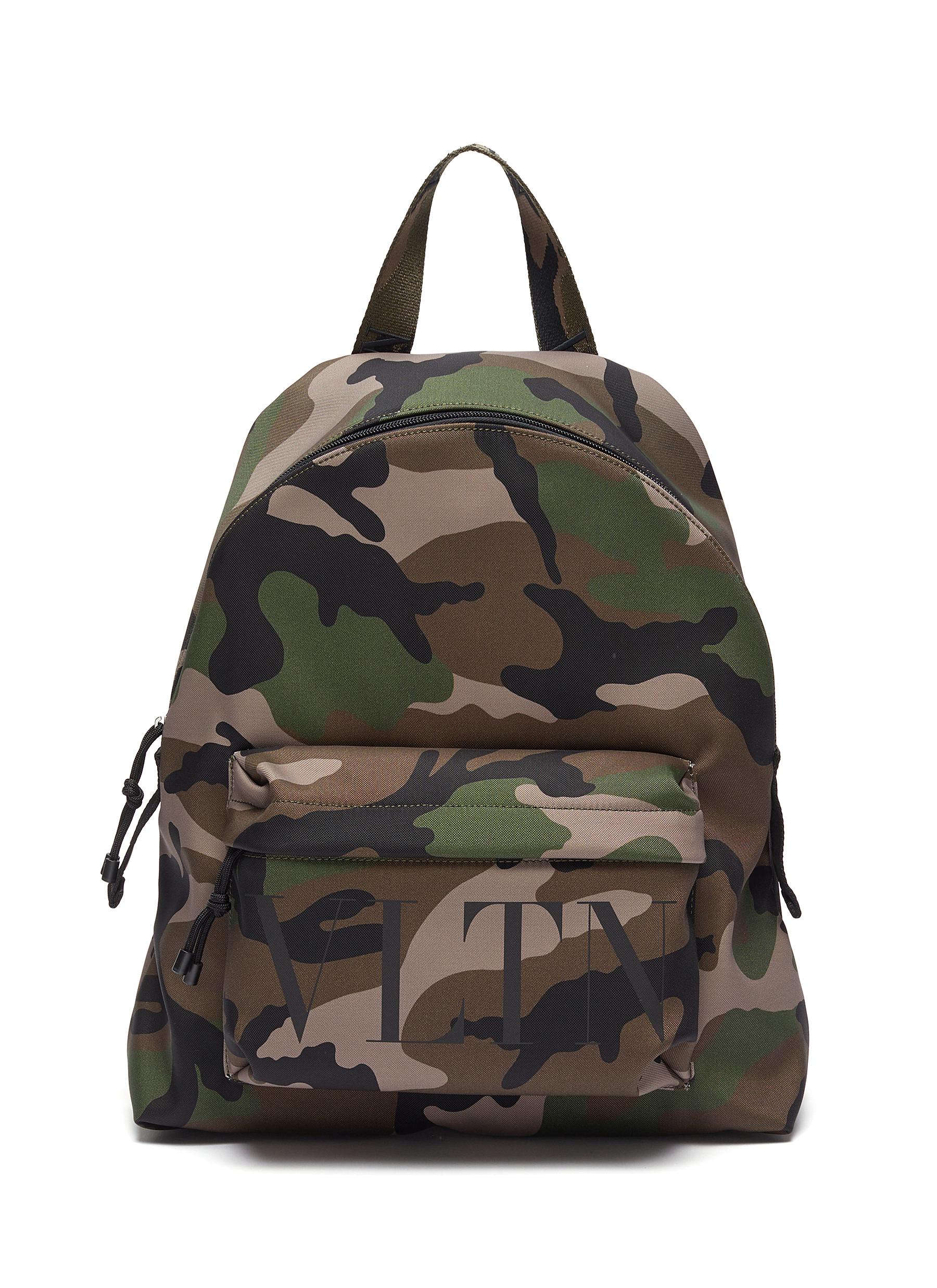 valentino garavani camouflage backpack