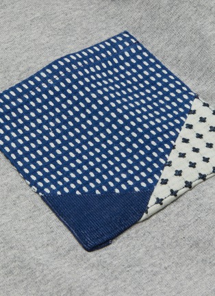  - FDMTL - Origami' check boro patchwork T-shirt