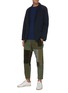 Figure View - Click To Enlarge - FDMTL - Boro patchwork rinse jeans