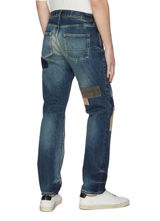 Back View - Click To Enlarge - FDMTL - 'CS71' ripped and repaired boro patch jeans