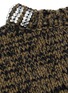  - DRIES VAN NOTEN - Embellished collar cable knit sweater