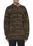 Main View - Click To Enlarge - DRIES VAN NOTEN - Embellished collar cable knit sweater