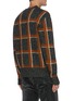 Back View - Click To Enlarge - DRIES VAN NOTEN - Large check sweater