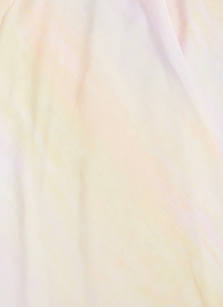 Detail View - Click To Enlarge - VINCE - Rainbow wash asymmetric drape midi skirt