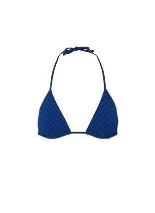 Main View - Click To Enlarge - ERES - Zigzag small triangle bikini top