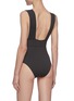Back View - Click To Enlarge - ERES - Pigment plunge neck one piece swimsuit