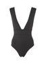 Main View - Click To Enlarge - ERES - Pigment plunge neck one piece swimsuit