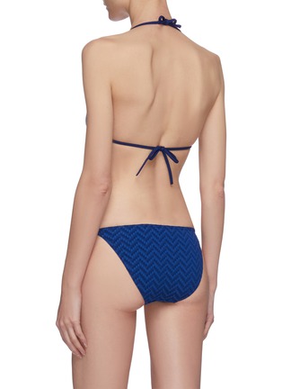 Back View - Click To Enlarge - ERES - Zigzag side tie bikini bottom
