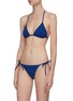 Figure View - Click To Enlarge - ERES - Zigzag side tie bikini bottom
