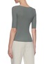 Back View - Click To Enlarge - VINCE - Scoop neck rib knit cashmere henley top
