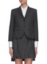 Main View - Click To Enlarge - THOM BROWNE  - Classic single breast wool blazer