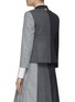 Back View - Click To Enlarge - THOM BROWNE  - 'Funmix' contrast panel blazer