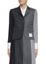 Main View - Click To Enlarge - THOM BROWNE  - 'Funmix' contrast panel blazer