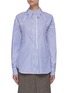 Main View - Click To Enlarge - VICTORIA BECKHAM - Butterfly Collar Stripe Fitted Shirt
