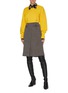 Figure View - Click To Enlarge - VICTORIA BECKHAM - Seamless V-neck Wool Sweater