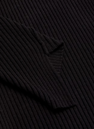 - VICTORIA BECKHAM - Cut Out Sleeve Turtleneck Sweater