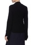 Back View - Click To Enlarge - VICTORIA BECKHAM - Cut Out Sleeve Turtleneck Sweater