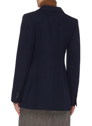 Back View - Click To Enlarge - VICTORIA BECKHAM - 'Small Reverse' Fitted Wool Jacket
