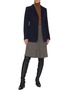 Figure View - Click To Enlarge - VICTORIA BECKHAM - 'Small Reverse' Fitted Wool Jacket
