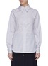 Main View - Click To Enlarge - VICTORIA BECKHAM - Butterfly Collar Check Shirt