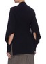 Back View - Click To Enlarge - VICTORIA BECKHAM - Cut-out detail curved hem sweater