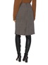 Back View - Click To Enlarge - VICTORIA BECKHAM - Box Pleat Wool Mini Skirt