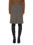 Main View - Click To Enlarge - VICTORIA BECKHAM - Box Pleat Wool Mini Skirt