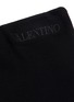 Detail View - Click To Enlarge - VALENTINO GARAVANI - Logo embroidered knit midi skirt