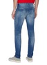 Back View - Click To Enlarge - DENHAM - Bolt' distress skinny jeans