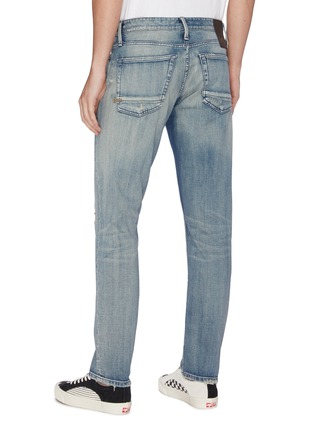 Back View - Click To Enlarge - DENHAM - 'Razor' bleach wash skinny jeans