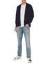 Figure View - Click To Enlarge - DENHAM - 'Razor' bleach wash skinny jeans