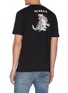 Back View - Click To Enlarge - DENHAM - Panther print cotton T-shirt