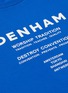  - DENHAM - 'Destroy Convention' slogan print cotton T-shirt